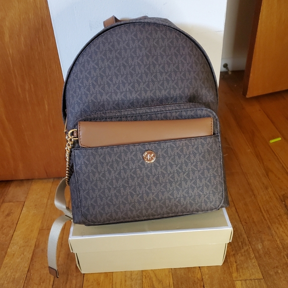 MICHAEL Michael Kors Handbags - NWT Michael Kors brown backpack